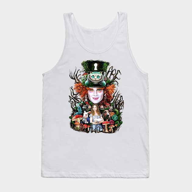 We are all mad here Tank Top by barrettbiggers